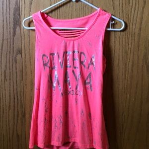 Riviera Maya Mexico razor back tank top